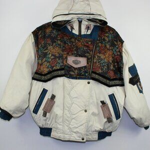Vintage 80s Trilogi Winter Ski Jacket Coat (L)